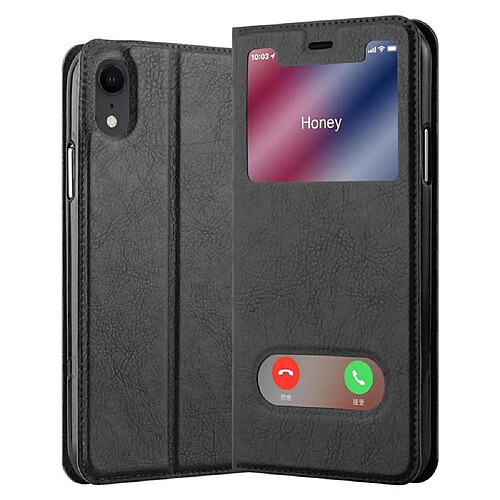 Cadorabo Coque iPhone XR Etui en Noir