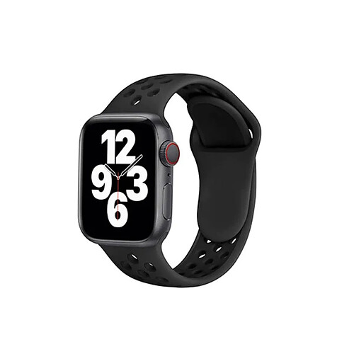 Bracelet De Style Sportif Phonecare Compatible avec Apple Watch Ultra 2 (2024) - Noir / Noir