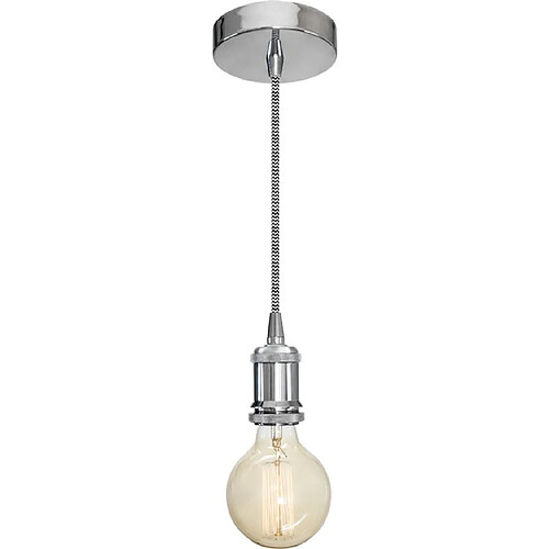 TRIPOLI Suspension 1xE27 H.Reg.xD.10cm Chrome