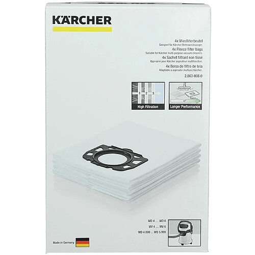 KÄRCHER SACHET DE SACS X4