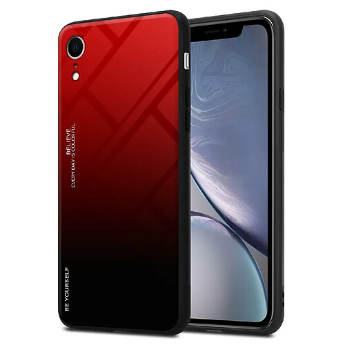 Cadorabo Coque iPhone XR Etui en Rouge