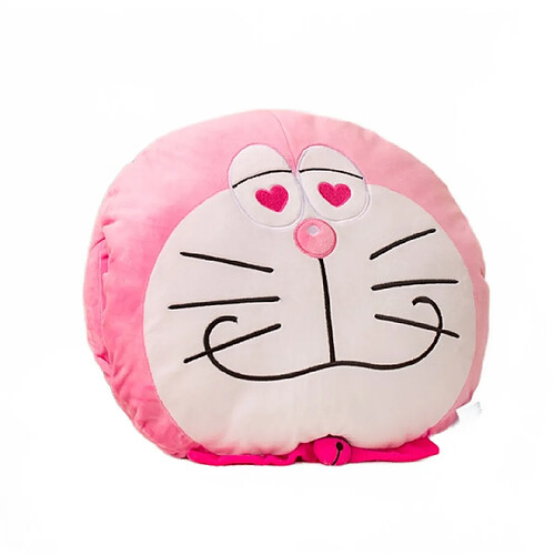 Universal 34cm Kawai Doraemon Peluche Oreiller Main Peluche Jouet Peluche Douce Coussin Chat Adorable Enfant Fille Enfant Cadeau d'anniversaire | Peluche Oreiller (rose)