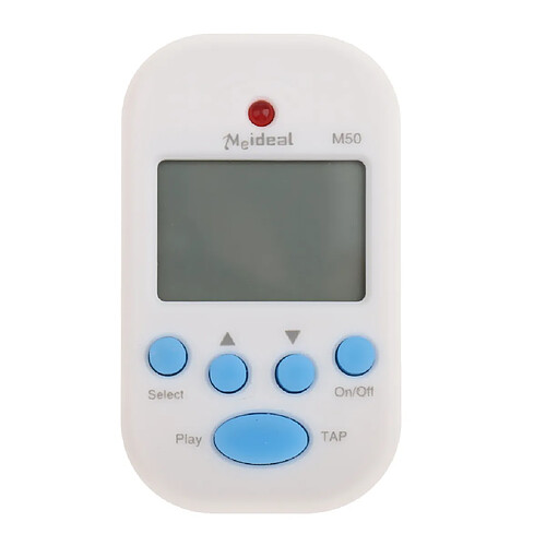 Portable Multi-fonctionnel Mini-m50 Beat Lcd Numérique Tempo Du Métronome Blanc