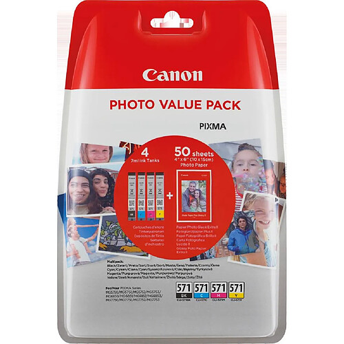 Canon PVP/CLI-571+PP-201 CMYK 50sh BLIST+SEC