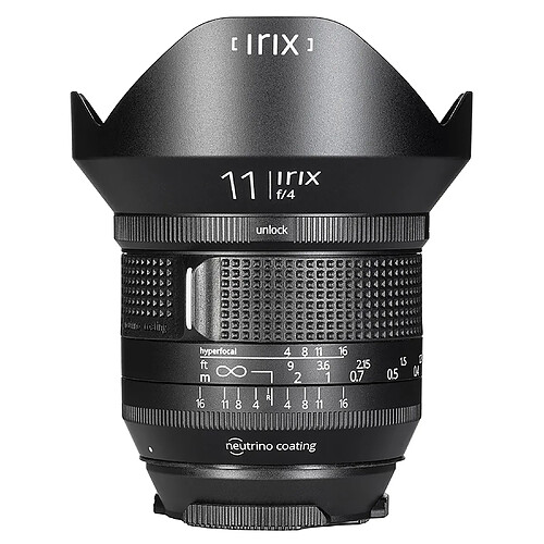 Irix Lens Irix Objectif Photo 11mm f/4 Firefly