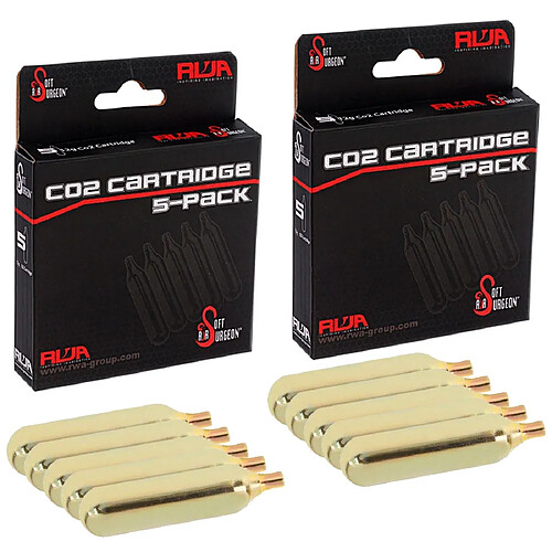 Lot de 10 Sparclettes de Gaz Co2 12 g Siliconé RWA