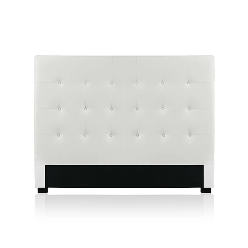 Tête de lit capitonnée Premium 160cm Blanc