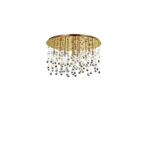 Ideal Lux Plafonnier Design Moonlight Or 12 ampoules 36cm