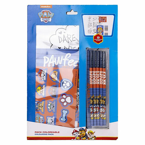 Ensemble de Papeterie The Paw Patrol Bleu