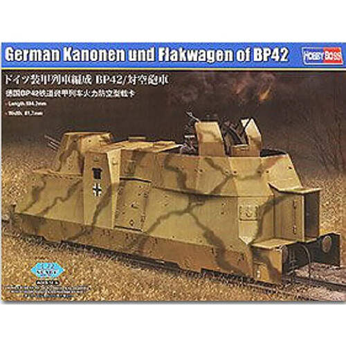 Hobby Boss Maquette Train German Kanonen Und Flakwagen Of Bp42