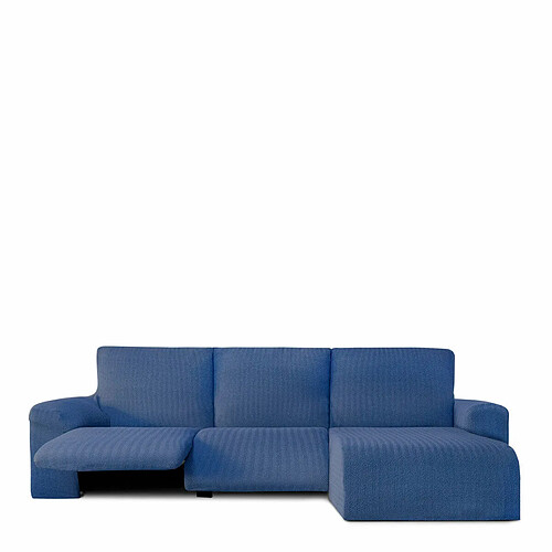 Housse pour chaise longue accoudoir court droit Eysa JAZ Bleu 120 x 120 x 360 cm