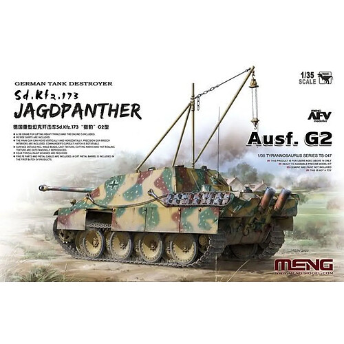 German Tank Destroyer Sd.Kfz.173 Jagdpanther Ausf. G2 - 1:35e - MENG-Model