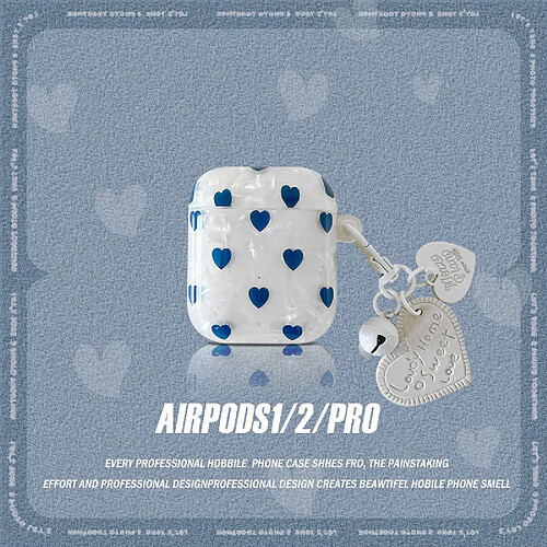 GUPBOO Airpods Coque Housse Étui Protecteur Compatible pour AirPods Pro-pendentif love ins motif coquillage pour femme