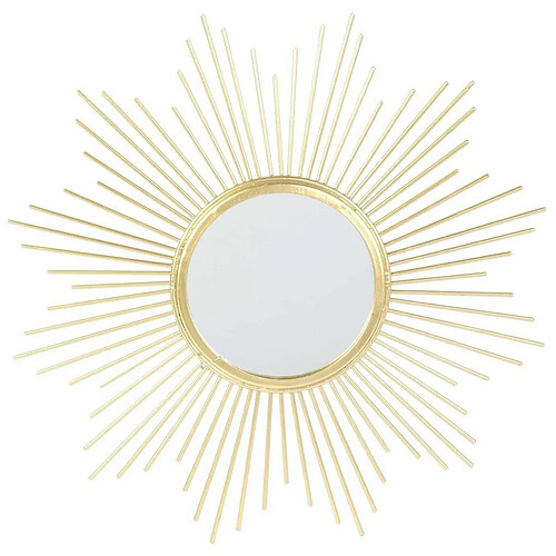 The Home Deco Factory Miroir forme Soleil en métal 19.5 cm.