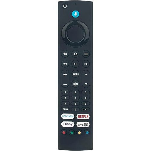 SANAG Fire Remplacer La Telecommande Vocale Convient Toshiba Ultra Hd Tv 43/50/55/65 Uf3D Series 65Uf3D63Dax 43Uf3D63Da 50Uf3D63Da 55Uf3D63Da 65Uf3D63Da 40S540K 32S540K Sub Ct-8566