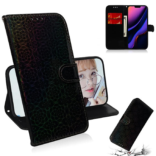 Wewoo Housse Coque Pour iPhone 11 Pro Max couleur unie boucle magnétique avec horizontale étui en cuir PU titulaire et fentes cartes et portefeuille et lanière noir