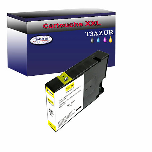 Cartouche compatible Canon PGI2500XL (9267B001) Jaune - T3AZUR