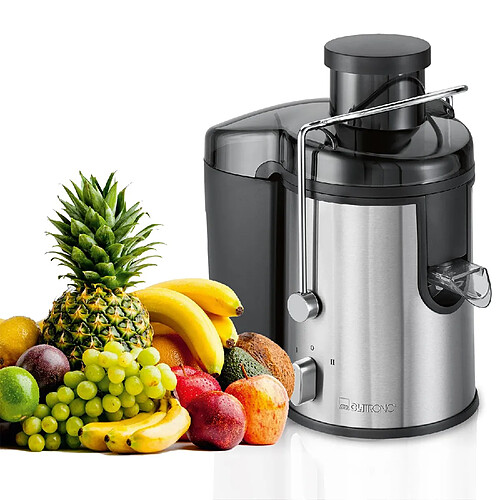 Centrifugeuse fruits et legumes extracteur de Jus 65MM, 400, Argent, Clatronic, AE 3666