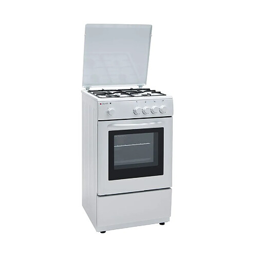 Cuisinière gaz AYA ACGS50B/1 4 foyers Blanc