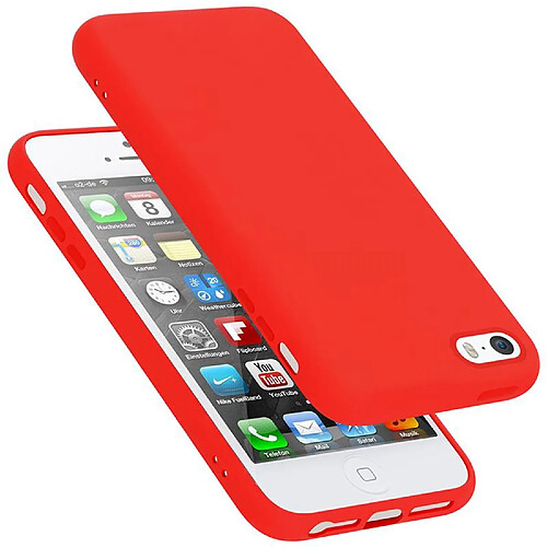 Cadorabo Coque iPhone 5 / 5S / SE 2016 Etui en Rouge