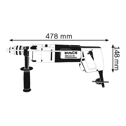 Bosch GBM 16-2 RE Professional