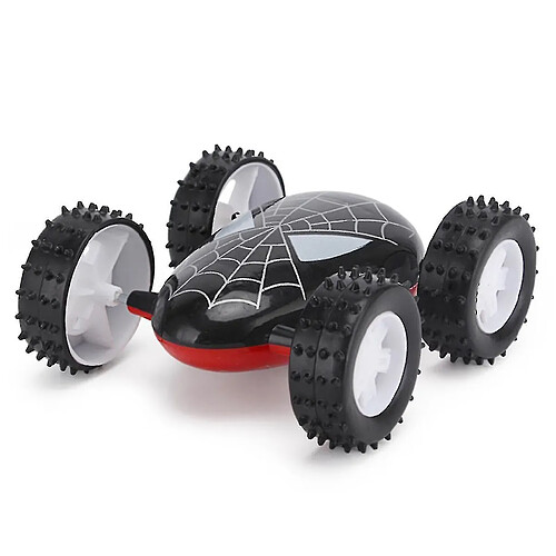 Universal 3pcs / lot Toy Car Children's Tunt Dumpers Cartoon Double face Inertia Car Couleur