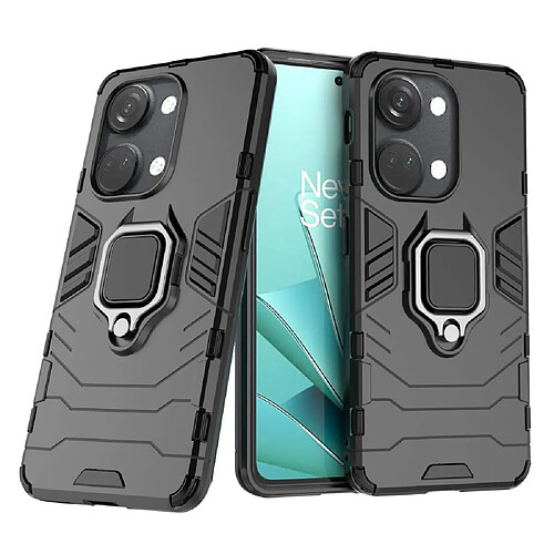 Htdmobiles Coque pour OnePlus Nord 3 5G - housse etui rigide anti choc + film ecran - NOIR