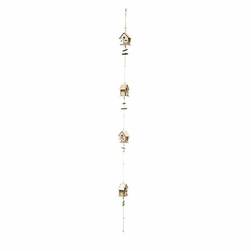 Guirlande de Noël Maison & Cerf Glacé 150cm Naturel