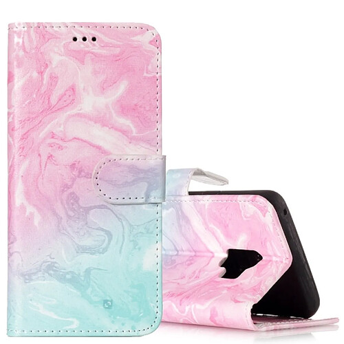 Wewoo Housse Étui vert pour Samsung Galaxy S9 Rose Marbre Motif Horizontal en cuir Flip avec Titulaire & Card Slots & Wallet