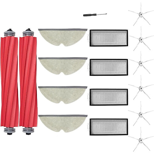 INF Kit de pièces de rechange pour aspirateur robot Xiaomi Roborock Séries Q7/Q7 Max