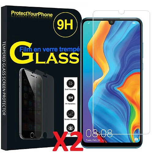 X2 Verre trempé huawei P30 Lite Couverture Complète Protection Ecran Protecteur d'écran Ultra Résistant X2 Little Boutik®