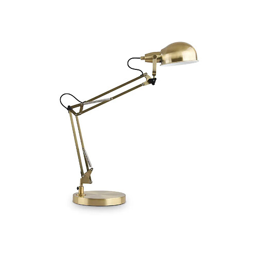 Ideal Lux Lampe de travail de bureau en laiton antique