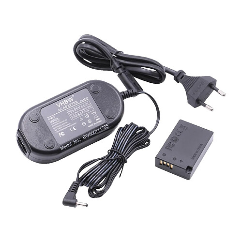 vhbw 220V connecteur Chargeur Chargeur DC-Coupler inclus DR-E17 pour caméra Canon EOS 750D, EOS 760D, EOS M3 comme ACK-E17.