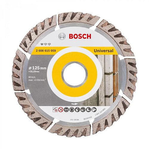 Disque à tronçonner Bosch diamanté Standard Universel