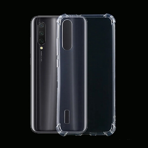 Wewoo Coque Souple Pour Xiaomi Mi CC9e Housse TPU transparente ultra-mince à quatre angles antichoc