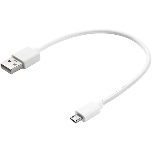 Sandberg MicroUSB Sync/ChargeCable 0.2m câble USB 0,2 m USB A Micro-USB B Blanc