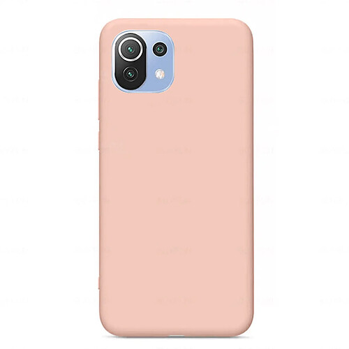 PHONECARE Coque en Silicone Liquide pour Xiaomi Mi 11 Lite 5G NE - Rose