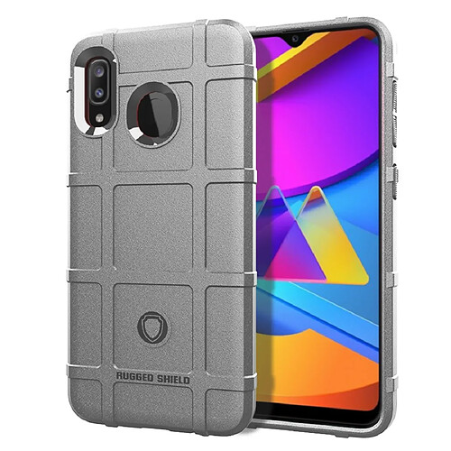 Wewoo Coque Souple Pour Huawei Enjoy 10 Plus Housse en TPU antichoc à couverture complète gris