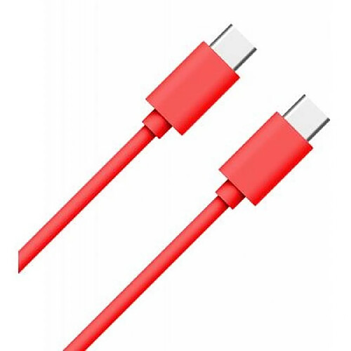 WOW Câble USB C/USB C 1m - 3A Rouge