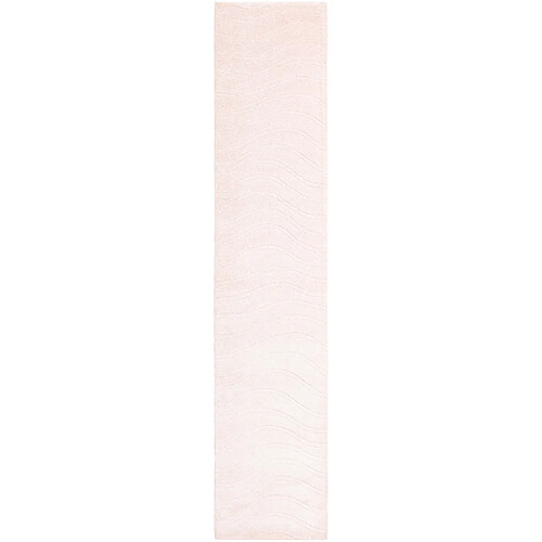 Vidal Tapis de couloir en laine 394x84 rose Darya