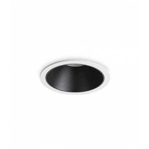 Ideal Lux Spot encastré Blanc/Noir GAME 1 ampoule en Aluminium