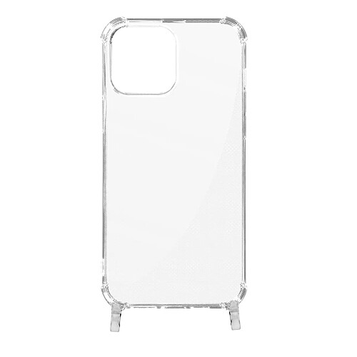 Avizar Coque iPhone 13 Mini Anneau personnalisable avec bijou/Chaîne - Transparent