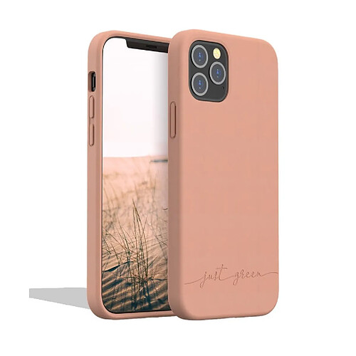 BIGBEN Coque iPhone 12 / 12 Pro Natura Sand - Eco-conçue Just Green