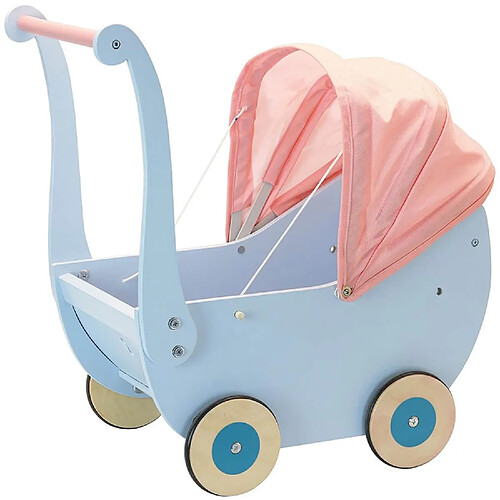 Petitcollin Landau en bois bleu pour poup