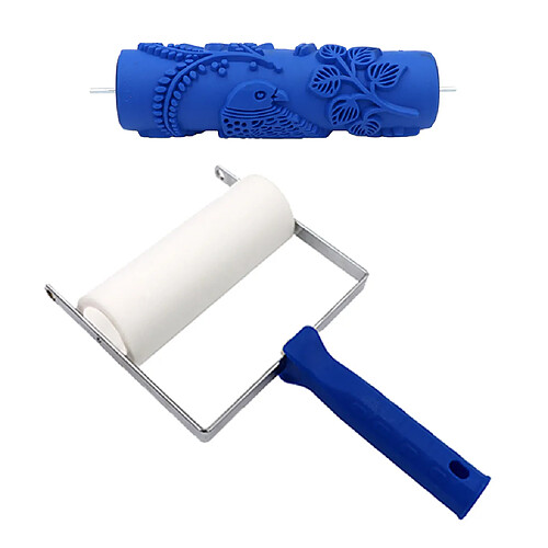 1 Ensemble De Rouleaux D'éponge De Mousse De Peinture Décorateurs Brosse Uniformément Et Outil à La Maison Lisse