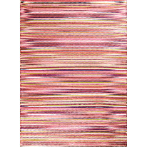 Jardindeco Tapis extérieur en polypropylène Spargi 1746 rose 120 x 160 cm.