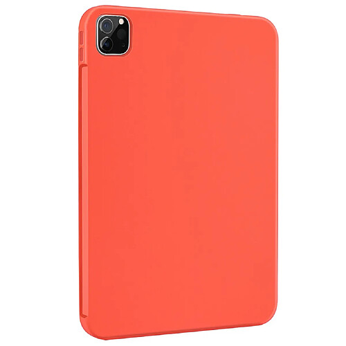 Coque en silicone rouge pour votre iPad Pro 11-pouces (2021)/(2020)/(2018)