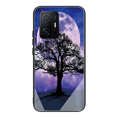 Coque en TPU anti-rayures arbre et lune pour votre Xiaomi 11T/11T Pro