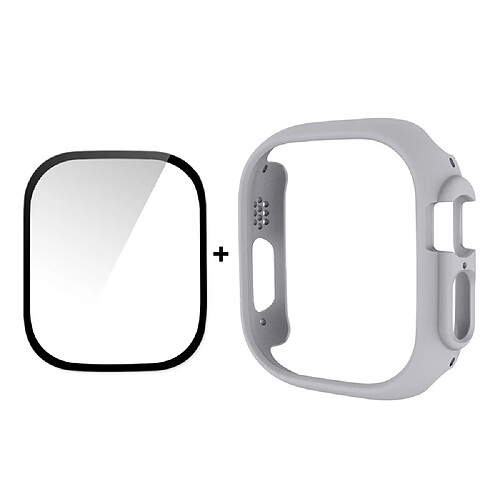 Coque en TPU HAT PRINCE caoutchouté, anti-choc pour votre Apple Watch Ultra 49mm - gris