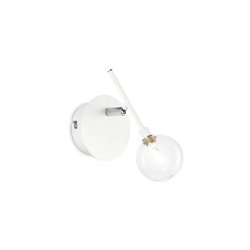 Ideal Lux Spot Maracas Verre,métal Laiton 1 ampoule 20cm